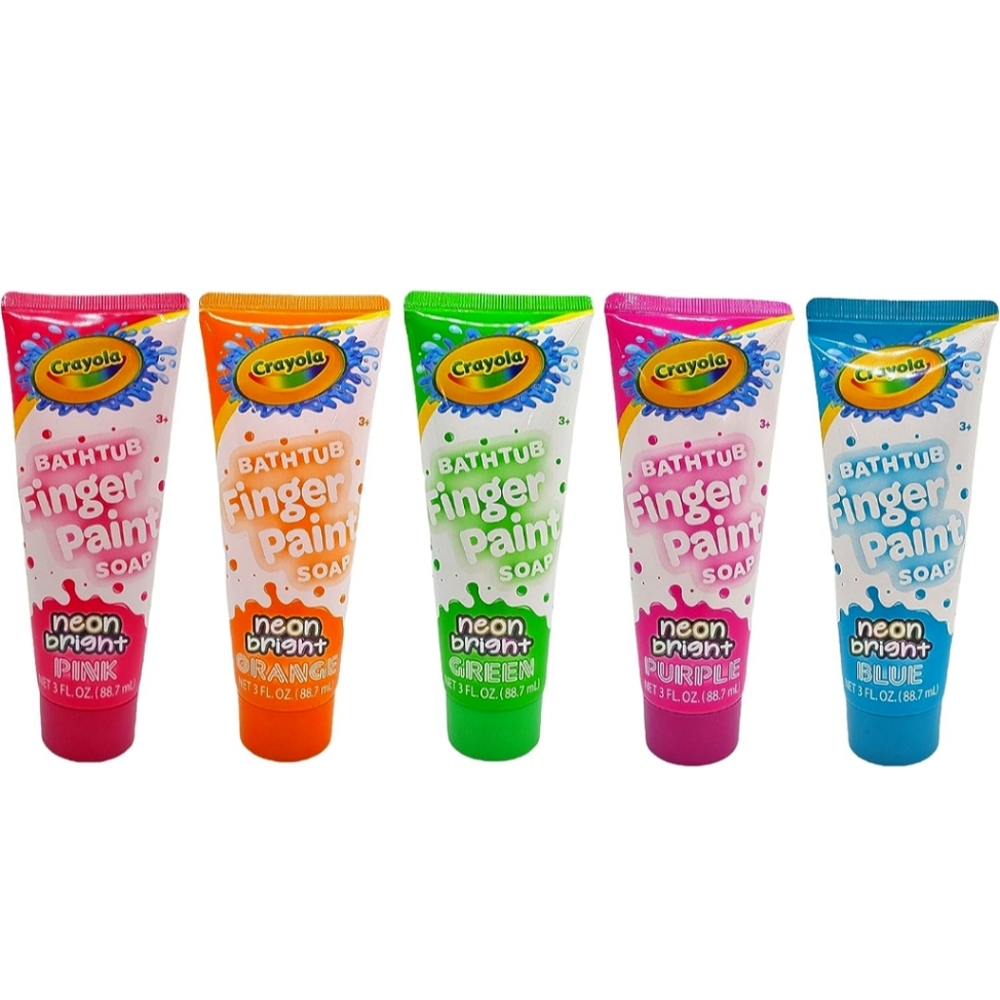 Crayola Bathtub Finger Paint Soap 3oz. Set : 5 colors** Now w/ Special Offer **
